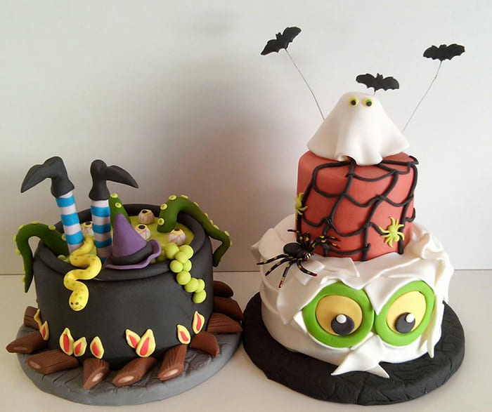 Rezept f&uuml;r K&uuml;rbis-Eierlik&ouml;r-Kuchen von Con Festi f&uuml;r Halloween