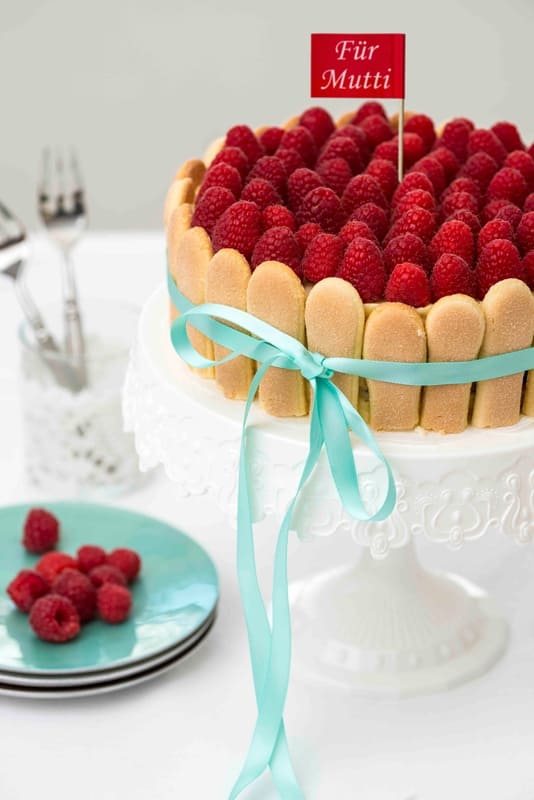 Himbeer-Mascarpone-Torte ohne Backen