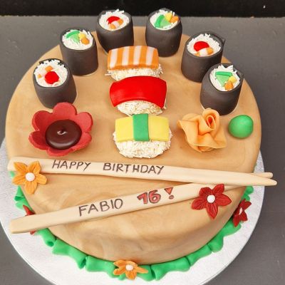 Sushi Torte zum 16. Geburtstag