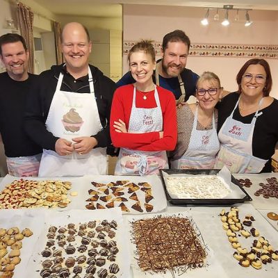 Kekse backen als Betriebsausflug bei Con Festi in Völs