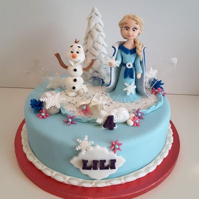 Schneekönigin Torte Frozen