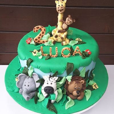 Geburtstagstorte Afrika Tiere