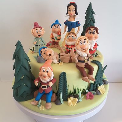 Schneewittchen und die sieben Zwerge Torte