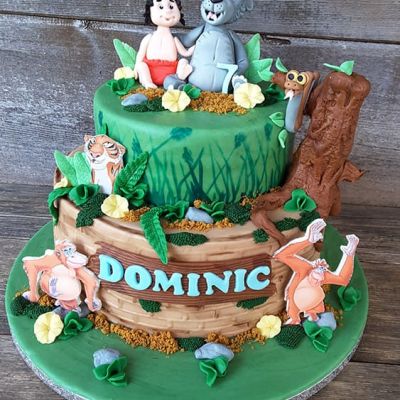Dschungelbuch-Namenstorte Dominic