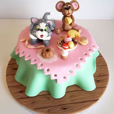 Tom Jerry Katze Maus Torte