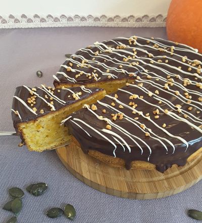 K&uuml;rbis-Eierlik&ouml;r-Kuchen