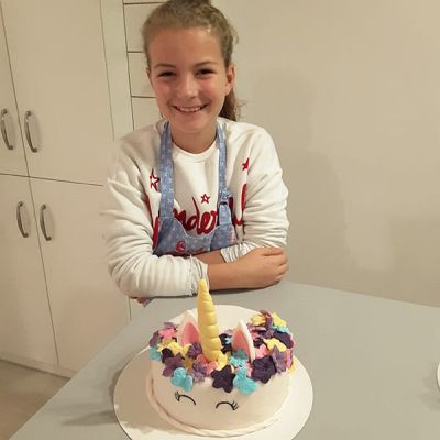 Einzelkurs Einhorntorte bei Con Festi in Völs