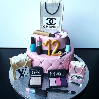 Motivtorte Mac Chanel Prada