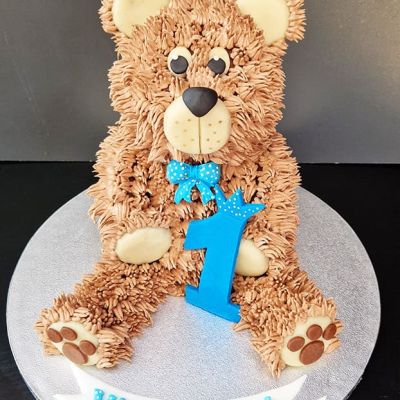 Teddybär-Torte zum Geburtstag