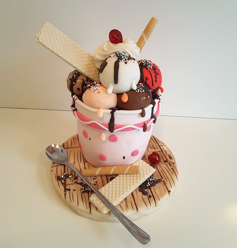 Thema Sommer 3D-Eisbecher