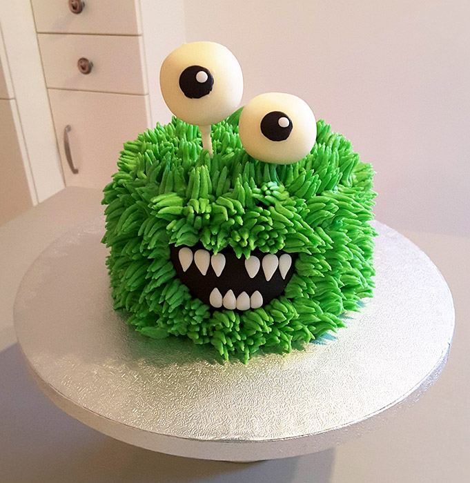 Sweet little monster cake